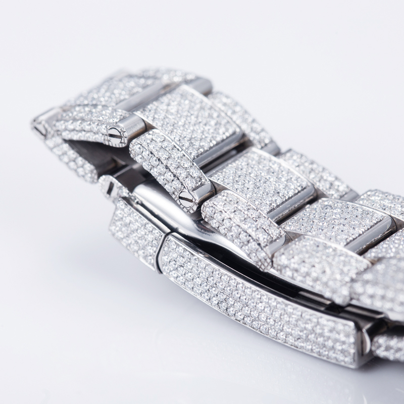 Messi Jewelry - Luxury Hip Hop Mens Lab Moissanite Diamond Watch Iced Out VVS Custom Moissanite Watch Moissanite Watch 16