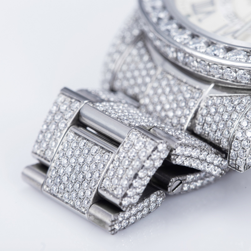 Messi Jewelry - Luxury Hip Hop Mens Lab Moissanite Diamond Watch Iced Out VVS Custom Moissanite Watch Moissanite Watch 14