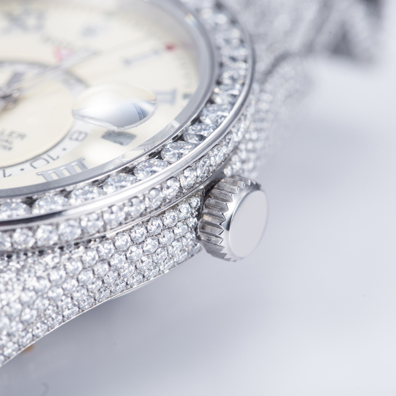 Messi Jewelry - Luxury Hip Hop Mens Lab Moissanite Diamond Watch Iced Out VVS Custom Moissanite Watch Moissanite Watch 13
