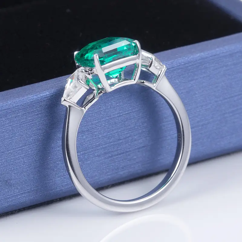 Custom gemstone engagement rings made in china Manufacturer | Messi Jewelry 5