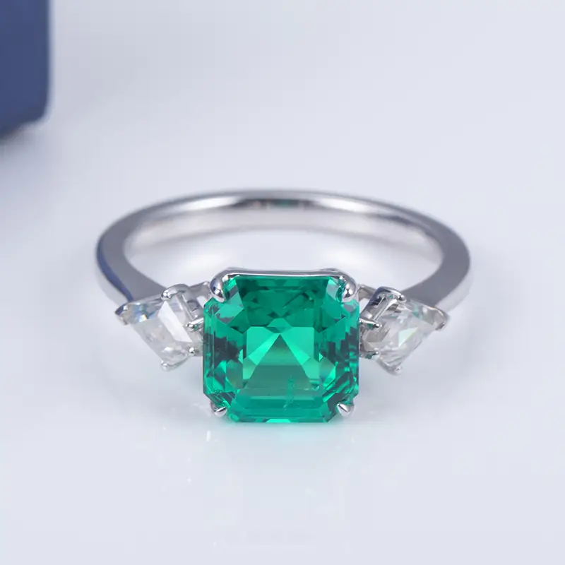 Custom gemstone engagement rings made in china Manufacturer | Messi Jewelry 3