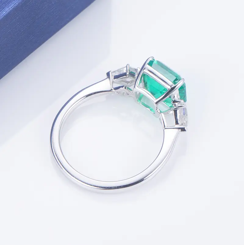 Custom gemstone engagement rings made in china Manufacturer | Messi Jewelry 4