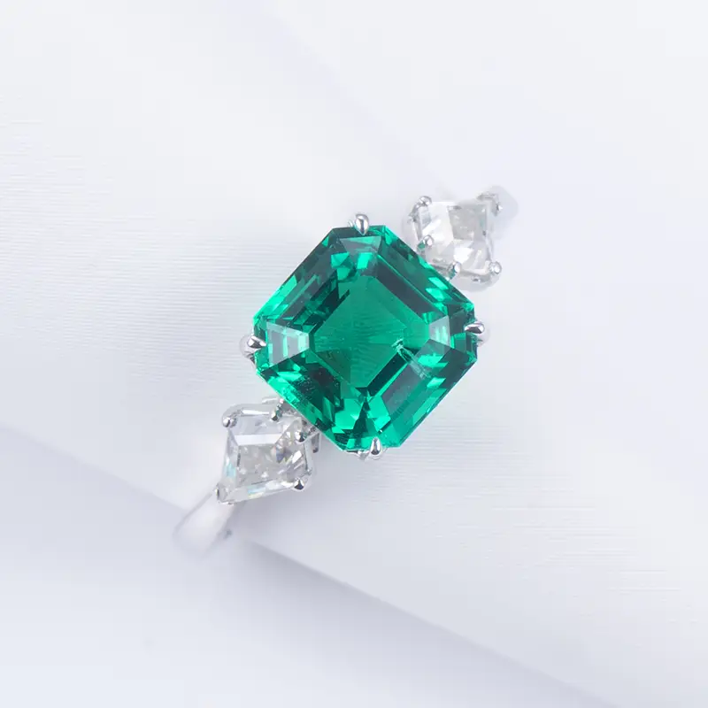 Custom gemstone engagement rings made in china Manufacturer | Messi Jewelry 6