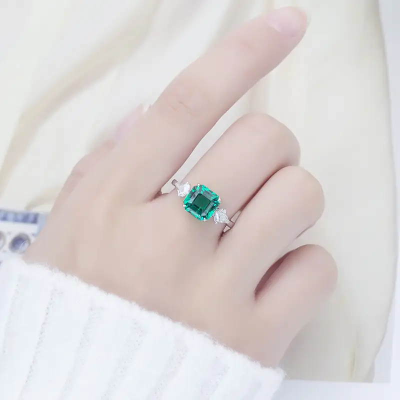 Custom gemstone engagement rings made in china Manufacturer | Messi Jewelry 7