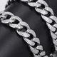 Hip hop Jewelry Moissanite Cuban Link Chain - High Quality Manufacturing Material 6