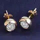 14K Moissanite Earrings - High Quality Rose Gold Jewelry 3