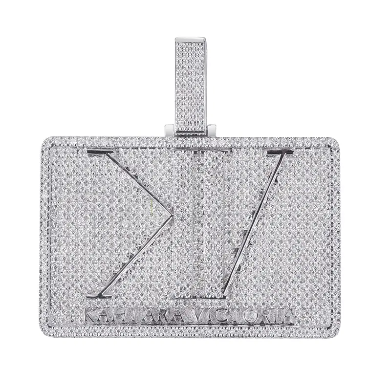 Joyas Messi - Joya Messi redonda MESEE MOISSANITE 925SLIVER PIGTIZACIÓN BLANCO GOLA CLECTO MOISSANITE CLETLACE JOYA MOISSANTE 1