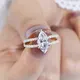 Customizable Rose Gold Moissanite Wedding Band 3
