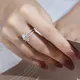 Customizable Rose Gold Moissanite Wedding Band 5