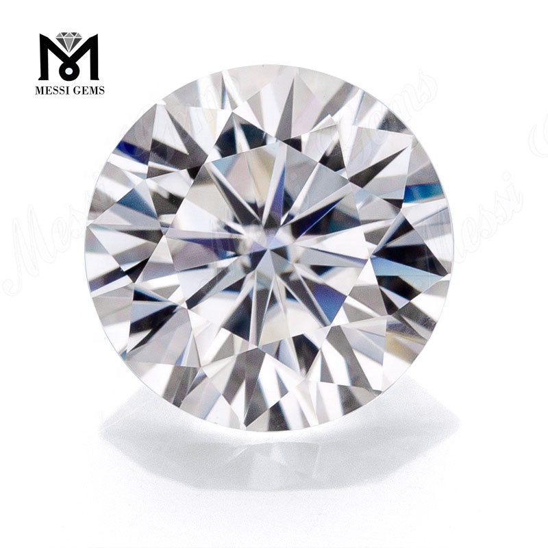 Messi Jewelry - Messi Jewelry top quality stone VVS DEF wholesale price white round brilliant cut loose diamonds moissanite Round 8