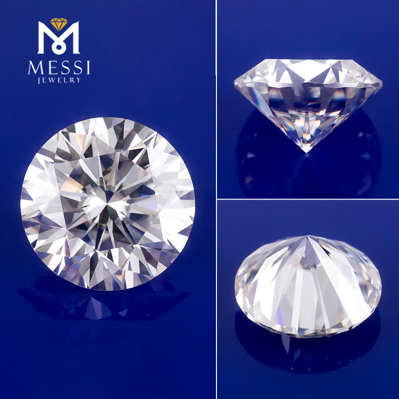 Messi Jewelry - Messi Jewelry top quality stone VVS DEF wholesale price white round brilliant cut loose diamonds moissanite Round 13