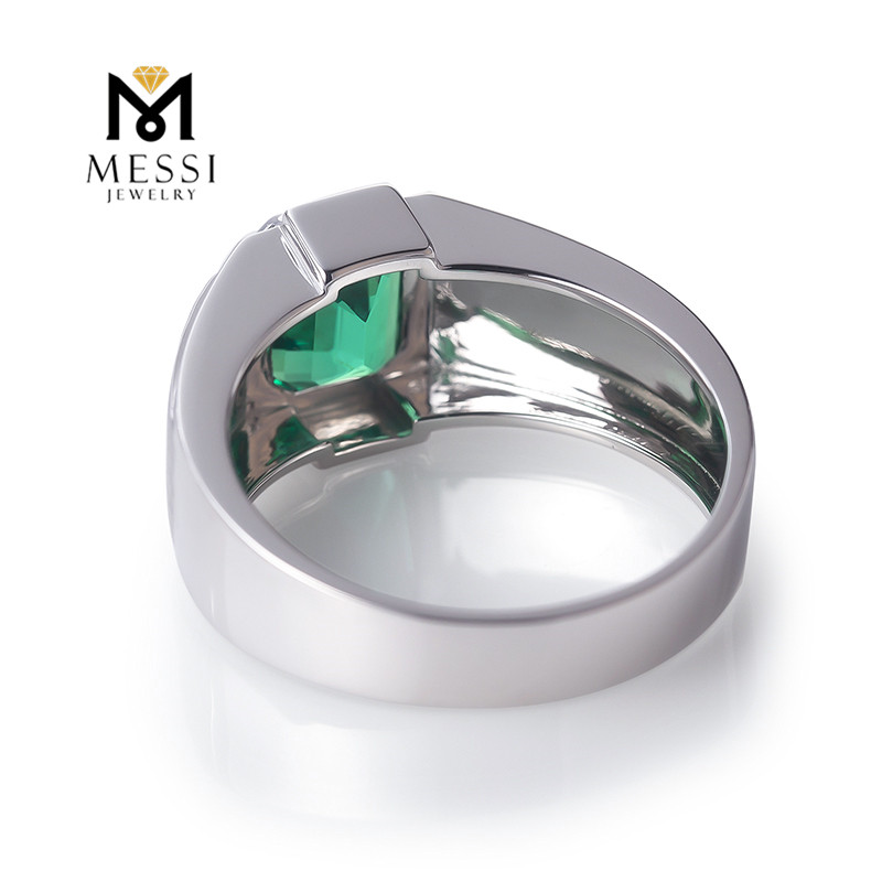 Lab Grown Emerald Ring For Men