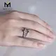 Messi Jewelry Moissanite Wedding Ring Set - 14k Gold Double Engagement 6