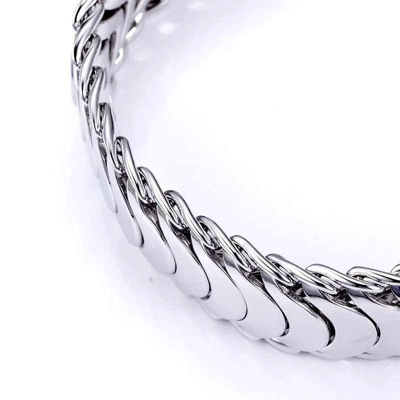 925 Sterling Silver Hiphop Bracelet by Messi Gems - Durable & Stylish 5