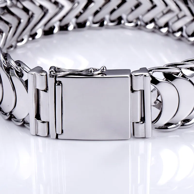 925 Sterling Silver Hiphop Bracelet by Messi Gems - Durable & Stylish 4