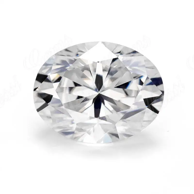 Gioielli Messi - Gemme di moissanite sciolte def graziose ovali ovali ovali 1