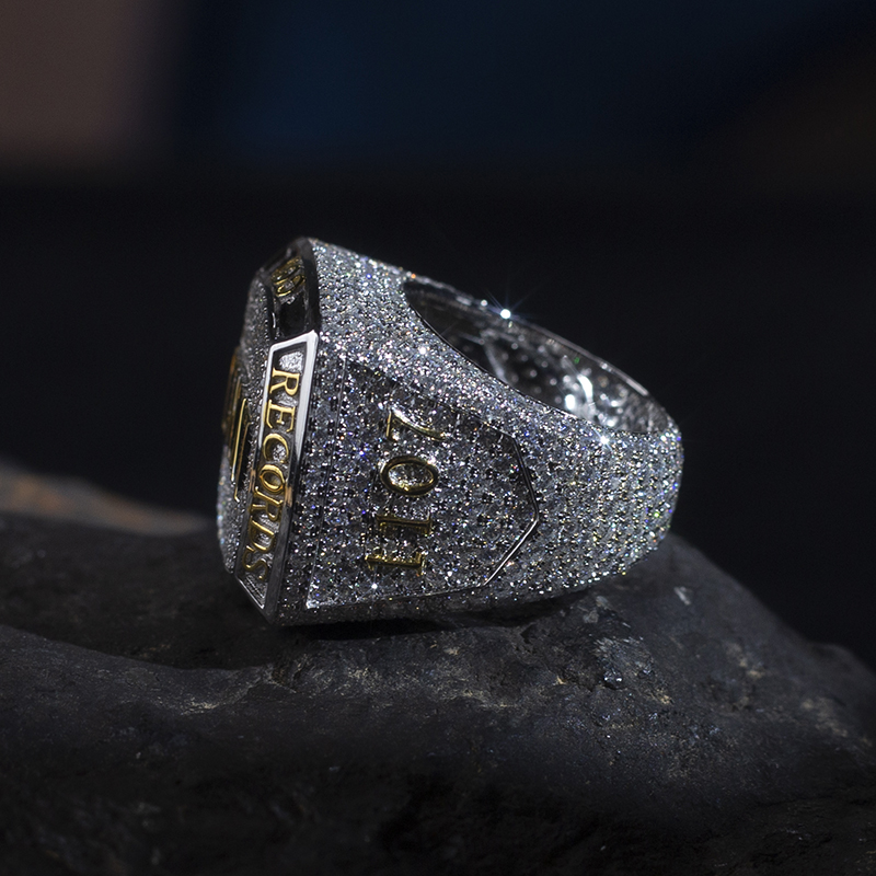 Customized custom hip hop ring manufacturers From China - Messi Jewelry 9