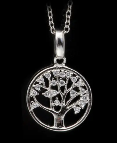 Pohon Perhiasan Messi Kalung Berlian Moissanite 4