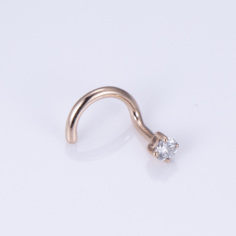 Messi Jewelry - 18k 14k 10k Gold 925 Silver Moissanite Lab Diamond Nose Ring Custom Jewelry 9