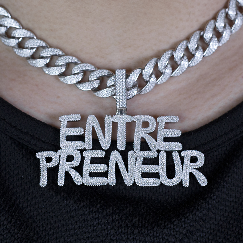 Messi Alahas - 925 Silver 18K Gold VVS Iced Out Moissanite Diamond Pendant Hiphop Custom Moissanite Pendant Moissante Pendant 11