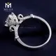 Messi Jewelry 1ct Moissanite Diamond 18k White Gold Wedding Ring - High Quality, Low Price 7