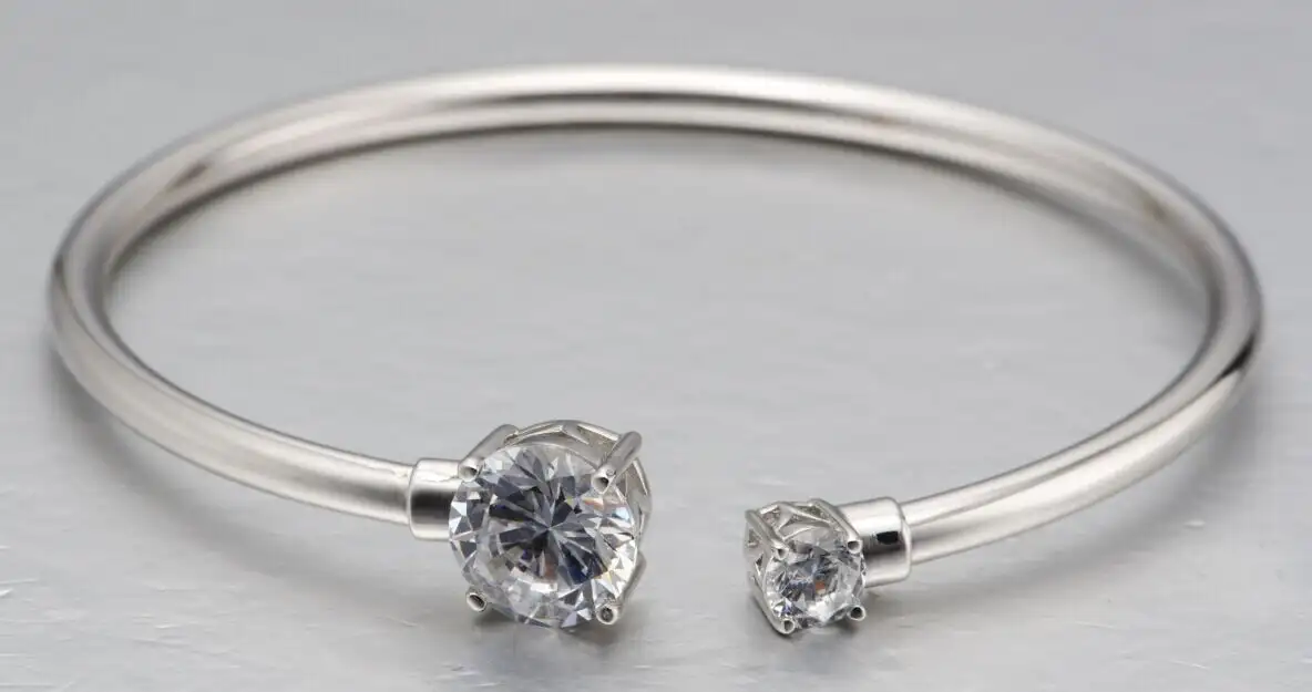 Messi Jewelry DEF White VVS Moissanite Gold Bracelet - Adjustable & Classic 4