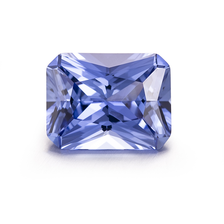 Messi Jewelry - Octangle Lab Grown Corundum Hydrothermal Blue Sapphire Lab Created Blue Sapphire Lab Ruby & Sapphire 7