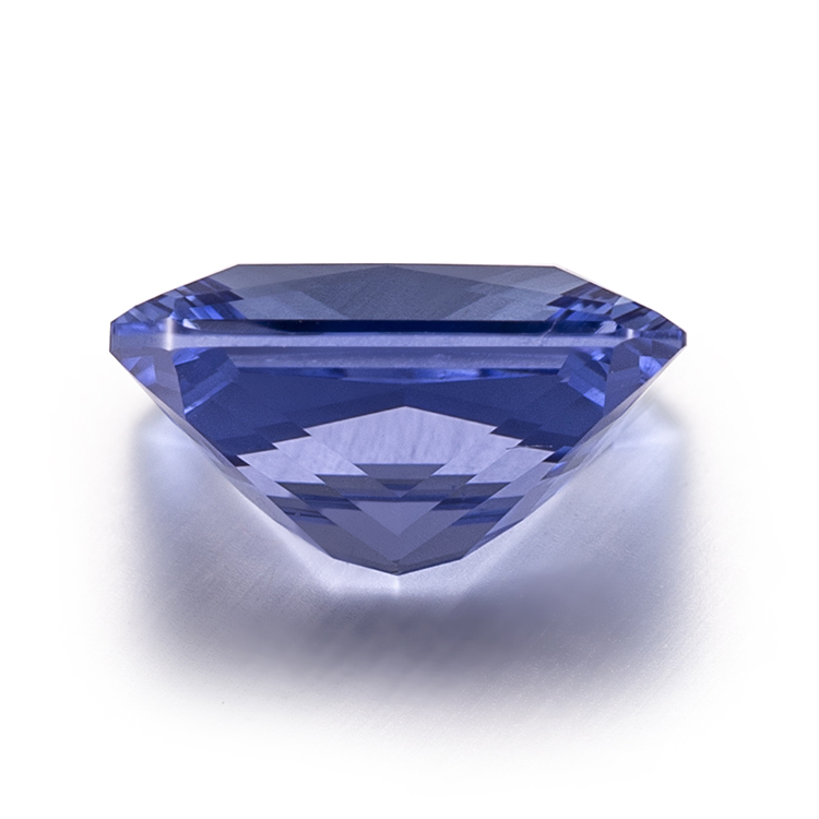 Messi Jewelry - Octangle Lab Grown Corundum Hydrothermal Blue Sapphire Lab Created Blue Sapphire Lab Ruby & Sapphire 8