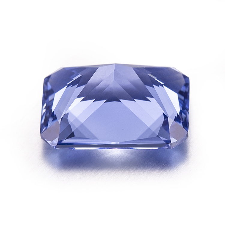 Messi Jewelry - Octangle Lab Grown Corundum Hydrothermal Blue Sapphire Lab Created Blue Sapphire Lab Ruby & Sapphire 9