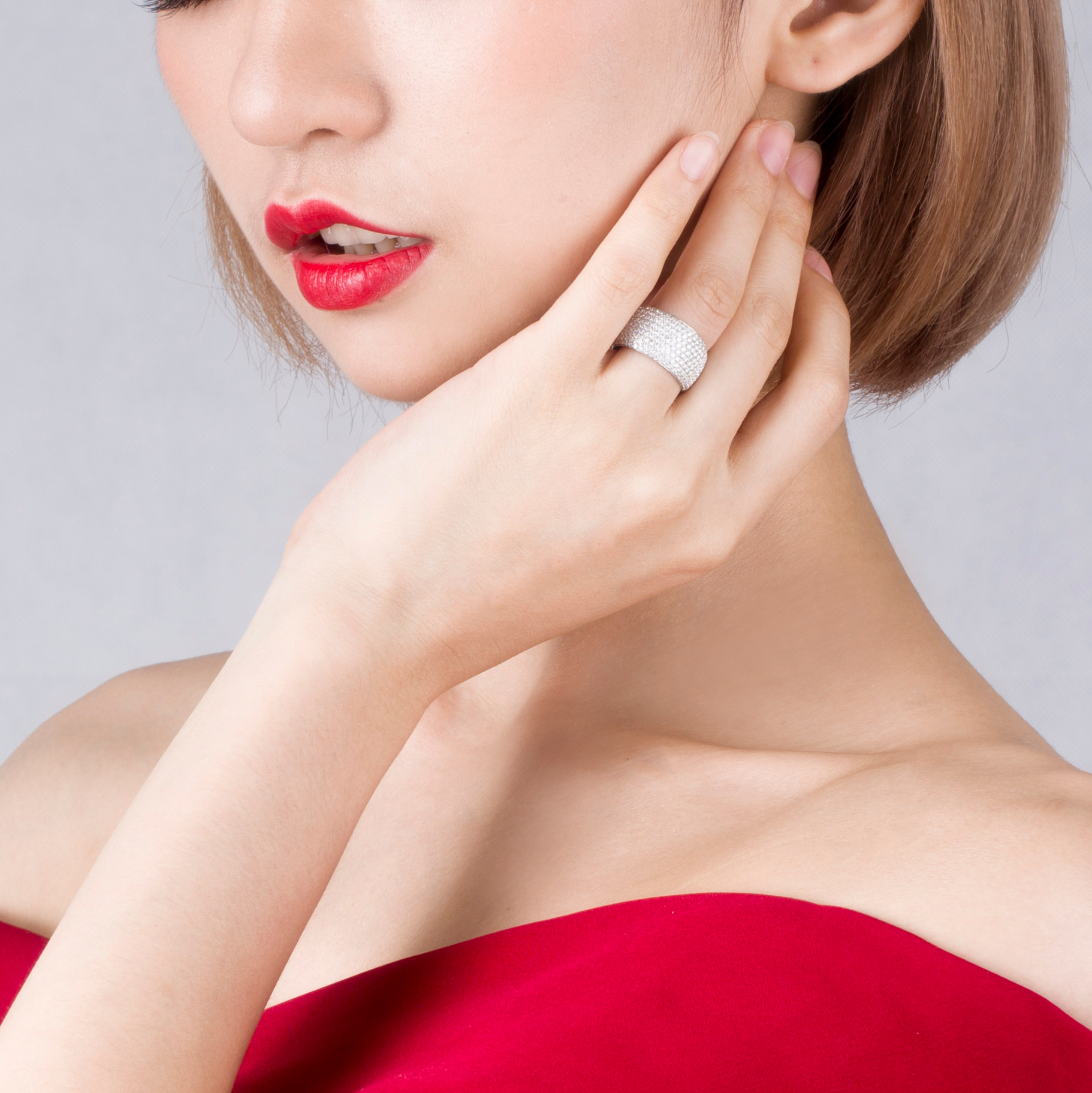 Messi Alahas - Messi alahas Singsing Engagement Set 14k 18k Gold Moissanite Stone Babaye Mga Lalaki Ug Alahas Fashion Gift Party Trendy singsing Singsing 13