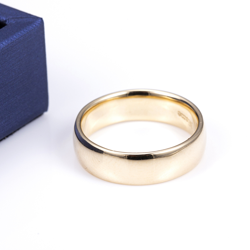 Messi Jewelry - Women Mens Couple Ring 18K 14K 10K Soild Gold Wedding Gold Band Ring Wedding Band 14