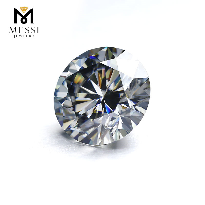 Messi Alahas - Messi Alahas Wholesale Presyo Moissanite Diamond 4mm ~ 10mm Round Brilliant Cut Grey Moissanite Round 10