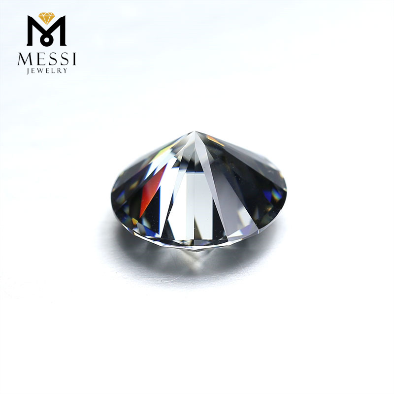 Messi Alahas - Messi Alahas Wholesale Presyo Moissanite Diamond 4mm ~ 10mm Round Brilliant Cut Grey Moissanite Round 14