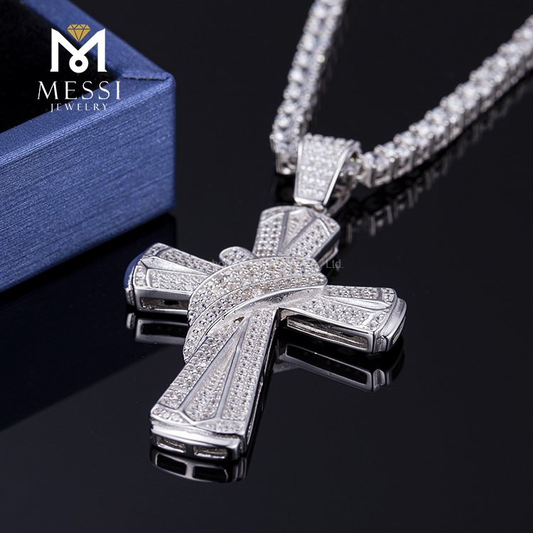 Messi Alahas | lig-on nga hip hop cross pendant nga adunay kostumbre nga serbisyo 9