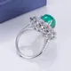 Creative moissanite stud earrings customized | Messi Jewelry 3