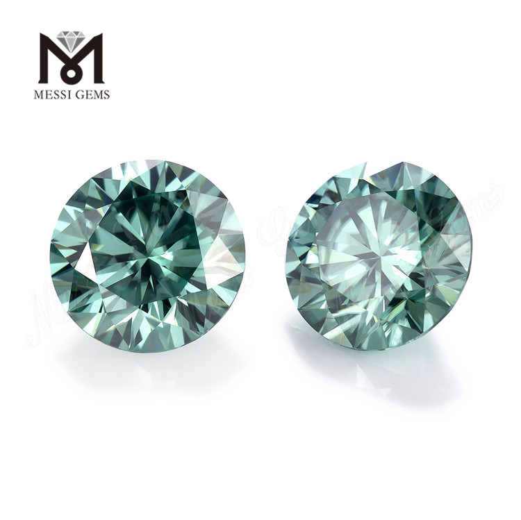 Messi Alahas - Messi Alahas Moissanite Diamond Wholesale Presyo Green Moissanite Round 12