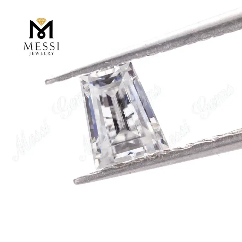 Gioielli Messi - Messi gioielli Tapper Forma def Cour Pietre sciolte Moissanite per l'anello che produce gemme Wuzhou Prezzo all'ingrosso trilioni 1