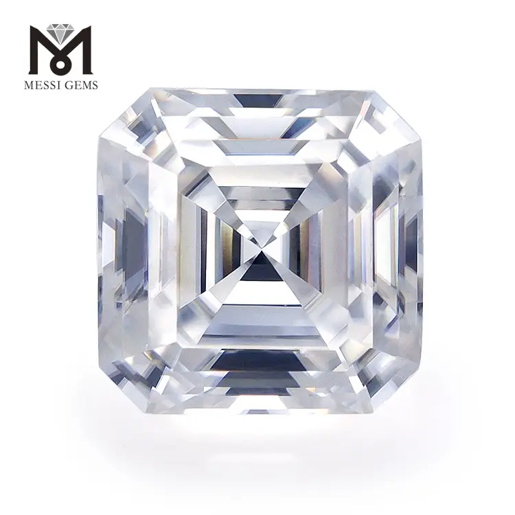 Gioielli Messi - Prezzo all'ingrosso di gioielli Messi White Asscher Asscher Cut Moissanite Asscher 1