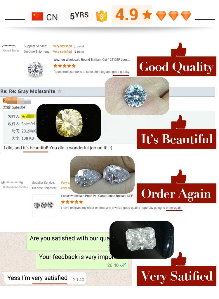 Messi Jewelry | Popular moissanite earrings factory 9