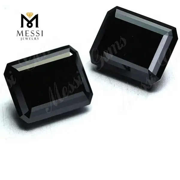 Black Moissanite Emerald Cut Gemstones - Wholesale Factory Price - Multi-Functional & Characteristic - Technological Innovation - Factory Direct Sale Price - Stock Available - Customizable - Quick Customer Service 3