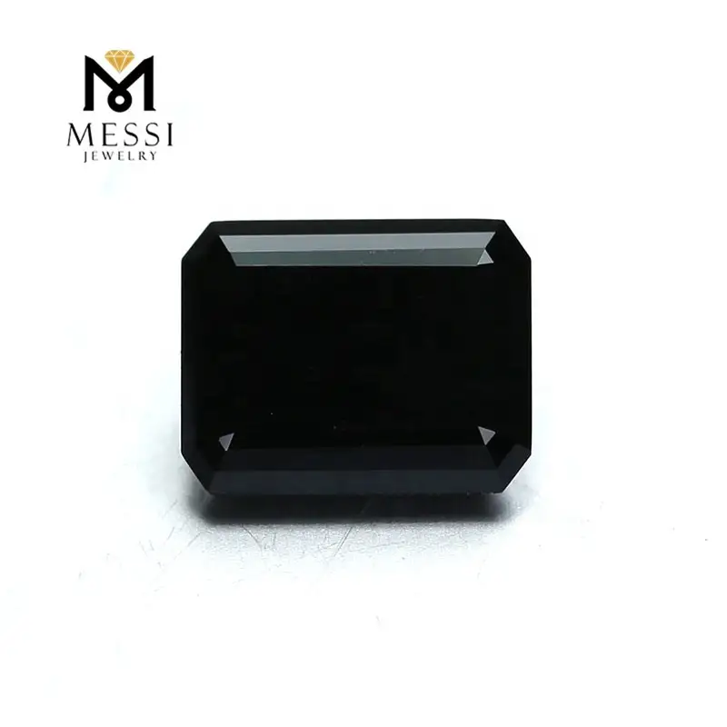 Messi Jewelry - Messi gioielli 9x7mm mm taglio taglio nero moissanite gemme sciolte prezzo di fabbrica all'ingrosso per carati moissanite gemme smeraldo 1