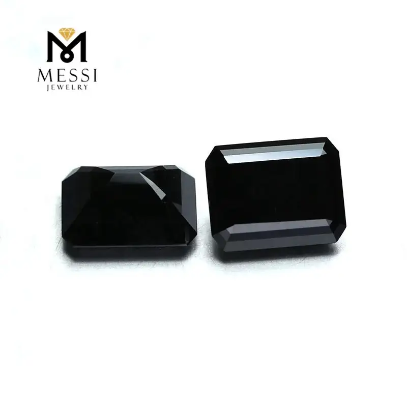 Black Moissanite Emerald Cut Gemstones - Wholesale Factory Price - Multi-Functional & Characteristic - Technological Innovation - Factory Direct Sale Price - Stock Available - Customizable - Quick Customer Service 4