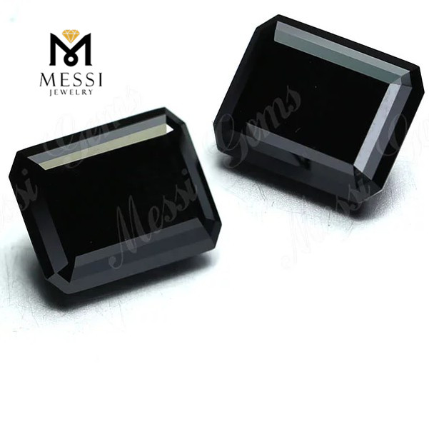 Black Moissanite Emerald Cut Gemstones - Wholesale Factory Price - Multifunktionellt <dli 8