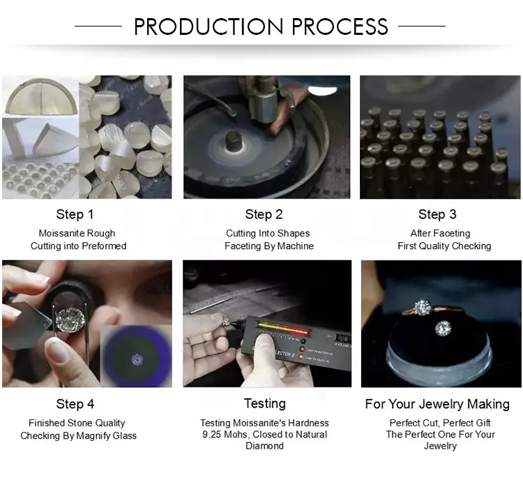Messi Jewelry | Popular moissanite earrings factory 7