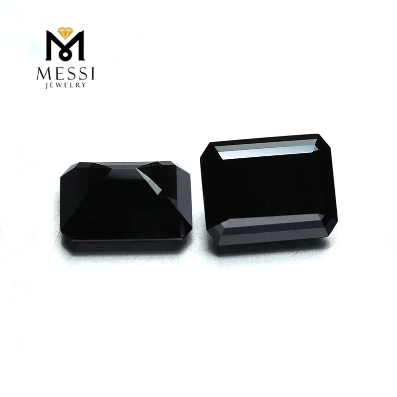 Black Moissanite Emerald Cut Gemstones - Wholesale Factory Price - Multifunktionellt <dli 14