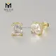 Messi Jewelry Classic Moissanite Stud Earrings - Rose Gold 2