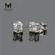 Messi Jewelry Classic Moissanite Stud Earrings - Rose Gold 3