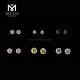 Messi Jewelry Classic Moissanite Stud Earrings - Rose Gold 6