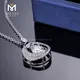 Messi Jewelry 18k Gold Moissanite Circle Colgante 3