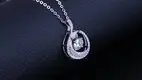 Messi Jewelry 18k Gold Moissanite Circle Colgante 2